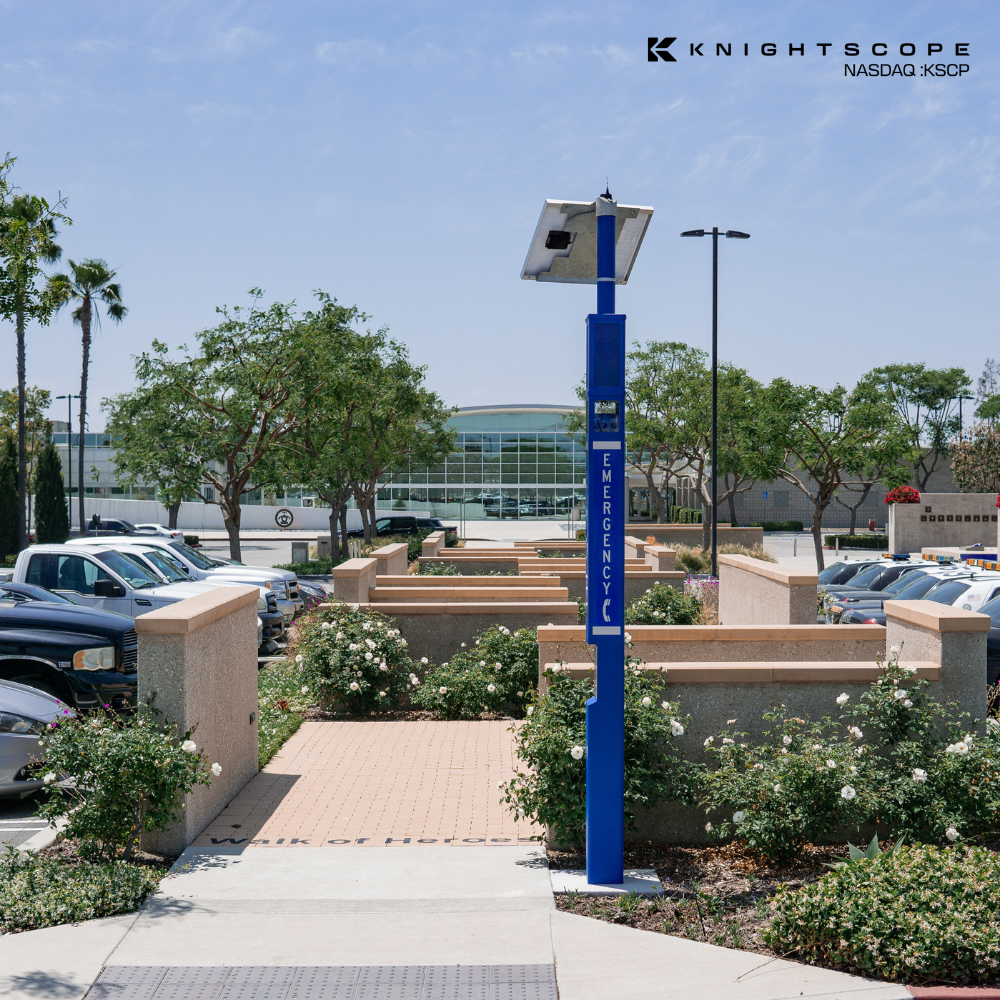 Blue Light Tower