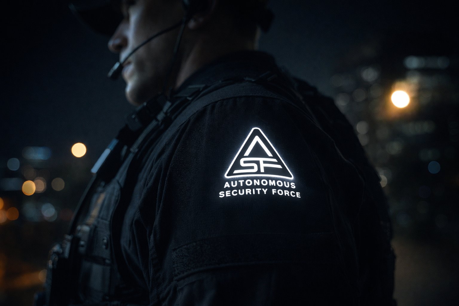 Knightscope armed security agent on patrol