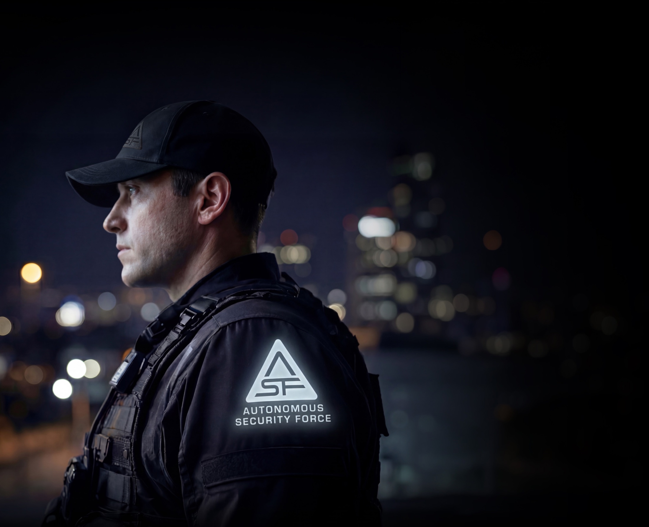 Knightscope Autonomous Security Force agent on post